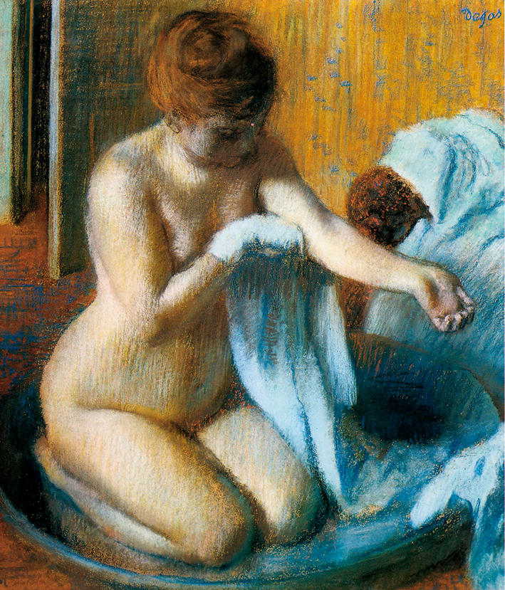  埃德加·德加 Edgar Degas—— 洗浴的裸女 (12)